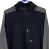 Vintage navy Champion Fleece Jacket - mens xx-large