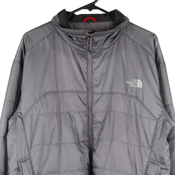 The North Face Jacket - Large Grey Nylon Blend - Thrifted.com