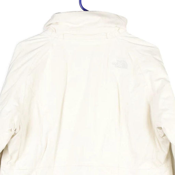 Vintage white Bootleg The North Face Jacket - womens large