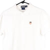 Vintage white Ralph Lauren Polo Shirt - mens medium