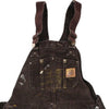 Vintage brown Paint Splattered Carhartt Dungarees - mens 33" waist
