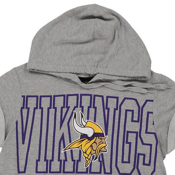 Vintage grey Age 11-13, Minnesota Vikings Nfl Hoodie - boys large