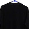 Nike Velour Track Jacket - Large Black Polyester