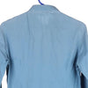 Vintage blue Bootleg Fred Perry Shirt - womens medium