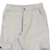 Vintage grey Lee Cargo Trousers - womens 28" waist