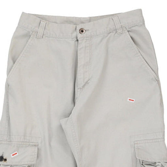 Vintage grey Lee Cargo Trousers - womens 28" waist