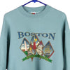 Vintage blue Boston Fruit Of The Loom Sweatshirt - womens x-large