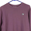 Vintage purple Fila Sweatshirt - womens medium
