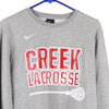 Vintage grey Creek Lacrosse Nike Sweatshirt - womens medium