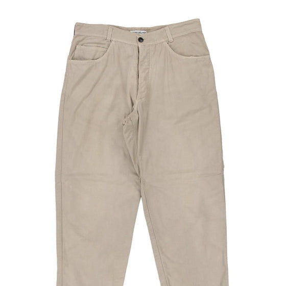 Vintage beige Stone Island Trousers - mens 32" waist