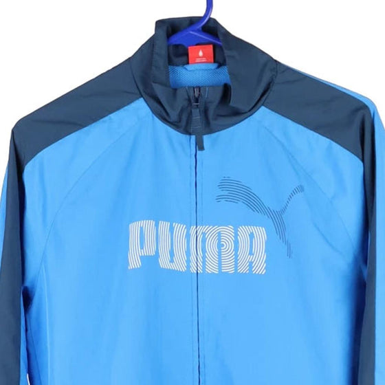 Vintage blue Age 14 Puma Track Jacket - boys x-large
