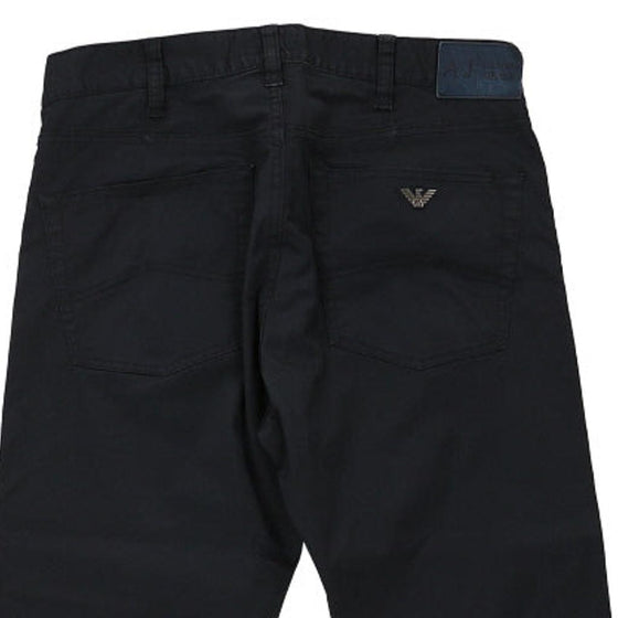 Vintage navy Armani Jeans Trousers - mens 34" waist