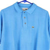 Vintage blue Bootleg Lacoste Polo Shirt - mens medium