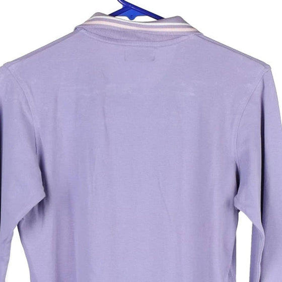 Vintage purple Kappa Long Sleeve Polo Shirt - womens large