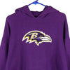 Vintage purple Baltimore Ravens Nfl Hoodie - mens large