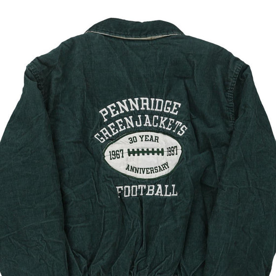 Vintage green Made in USA Pennridge Green Jackets Rennoc Varsity Jacket - mens x-large