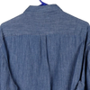 Vintageblue Wrangler Denim Shirt - mens medium