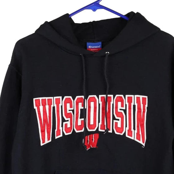 Vintage black Wisconsin Badgers Champion Hoodie - womens small
