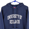 Vintage navy University Of Redlands Champion Hoodie - womens small