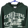 Vintage green Catherdral Fighting Irish Champion Hoodie - mens medium