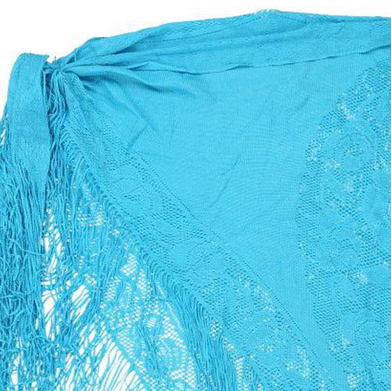 Vintage blue Unbranded Wrap Skirt - womens medium
