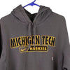 Vintage grey Michigan Tech Huskies Nike Hoodie - mens large