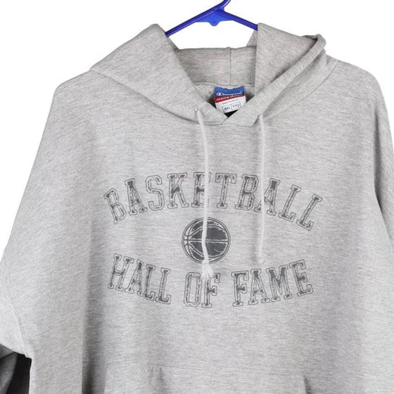 Vintage grey Basketball Hall Of Fame Champion Hoodie - mens xx-large