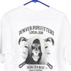 Vintage white Denver Pipefitters Union Made T-Shirt - mens x-large