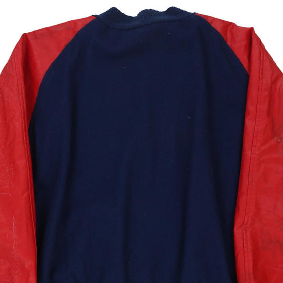 Vintage blue Blue Moon Varsity Jacket - mens large
