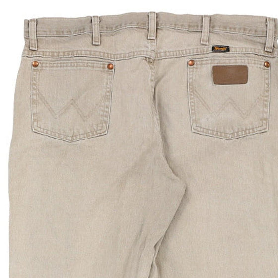 Vintage beige Wrangler Jeans - mens 36" waist