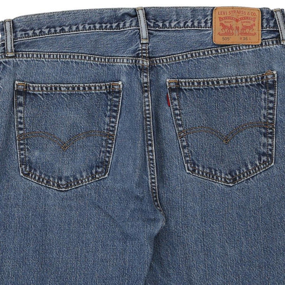 Vintage blue 505 Levis Denim Shorts - mens 37" waist