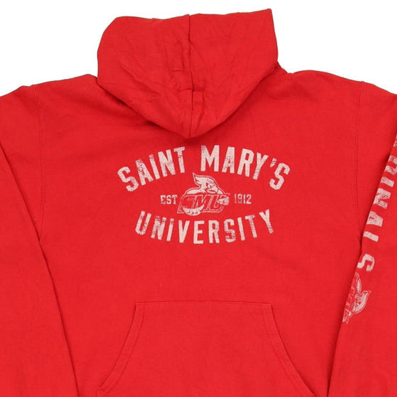 Vintage red Saint Mary's University Champion Hoodie - mens small