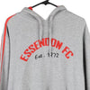 Vintage grey Essendon FC Adidas Hoodie - mens medium
