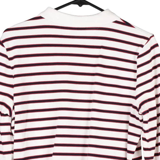 Vintage white Tommy Hilfiger Long Sleeve Polo Shirt - womens medium