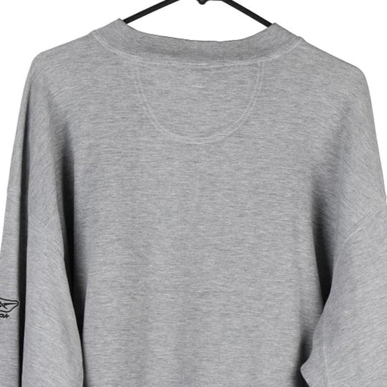 Vintage grey New England Patriots Reebok Sweatshirt - mens x-large