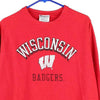 Vintage red Wisconsin Badgers Champion Sweatshirt - mens small