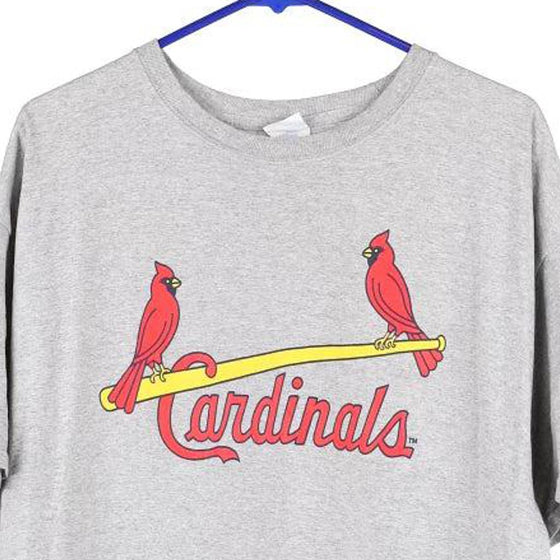 Vintage grey St. Louis Cardinals Port & Company T-Shirt - mens x-large