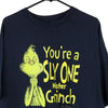 Vintage navy Grinch Dr. Seuss T-Shirt - mens x-large