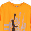 Vintage orange Champion Long Sleeve T-Shirt - mens large