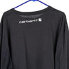 Vintage black Carhartt Long Sleeve T-Shirt - mens xx-large