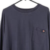 Vintage blue Dickies Long Sleeve T-Shirt - mens x-large