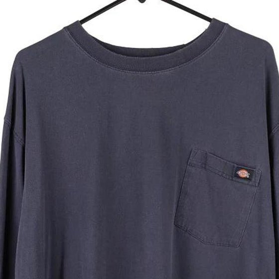 Vintage blue Dickies Long Sleeve T-Shirt - mens x-large