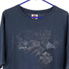 Vintage blue Pueblo, Colorado Harley Davidson T-Shirt - mens x-large