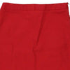 Vintage red Costume National Midi Skirt - womens 30" waist