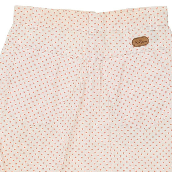 Vintage white Les Copains Mini Skirt - womens 28" waist