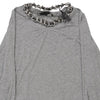 Vintage grey Love Moschino Long Sleeve Top - womens medium