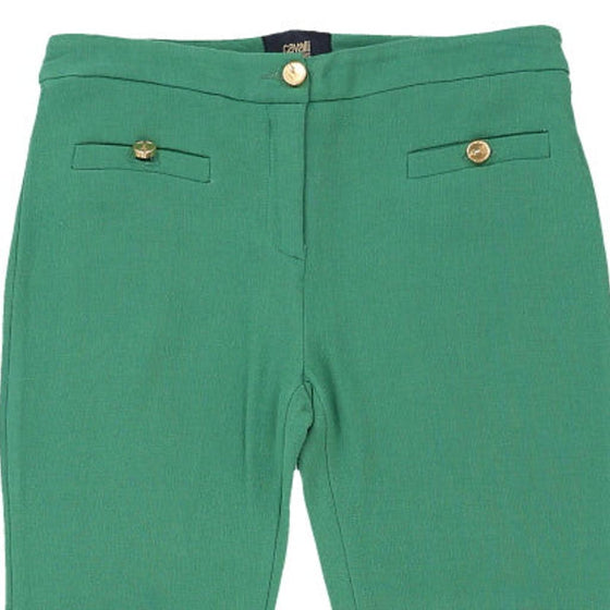Vintage green Cavalli Class Trousers - womens 32" waist