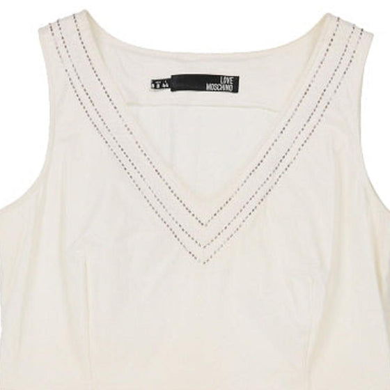 Vintage white Love Moschino Midi Dress - womens medium