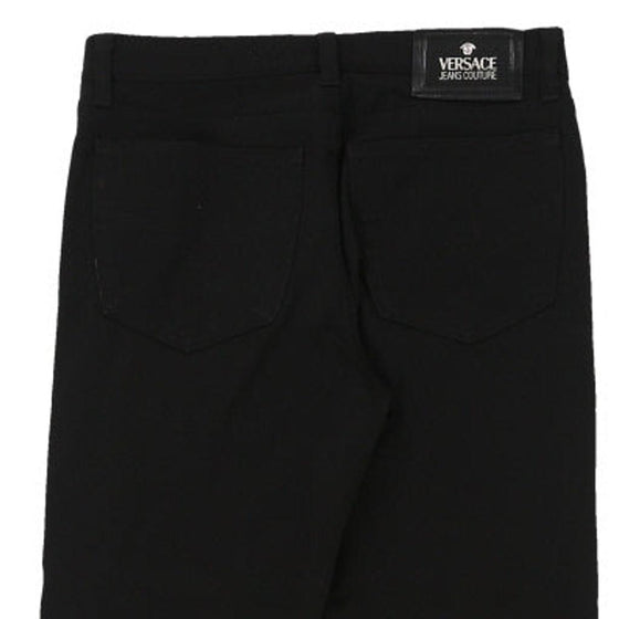 Vintage black Versace Trousers - womens 28" waist