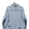 Vintage blue Tommy Jeans Denim Jacket - mens large
